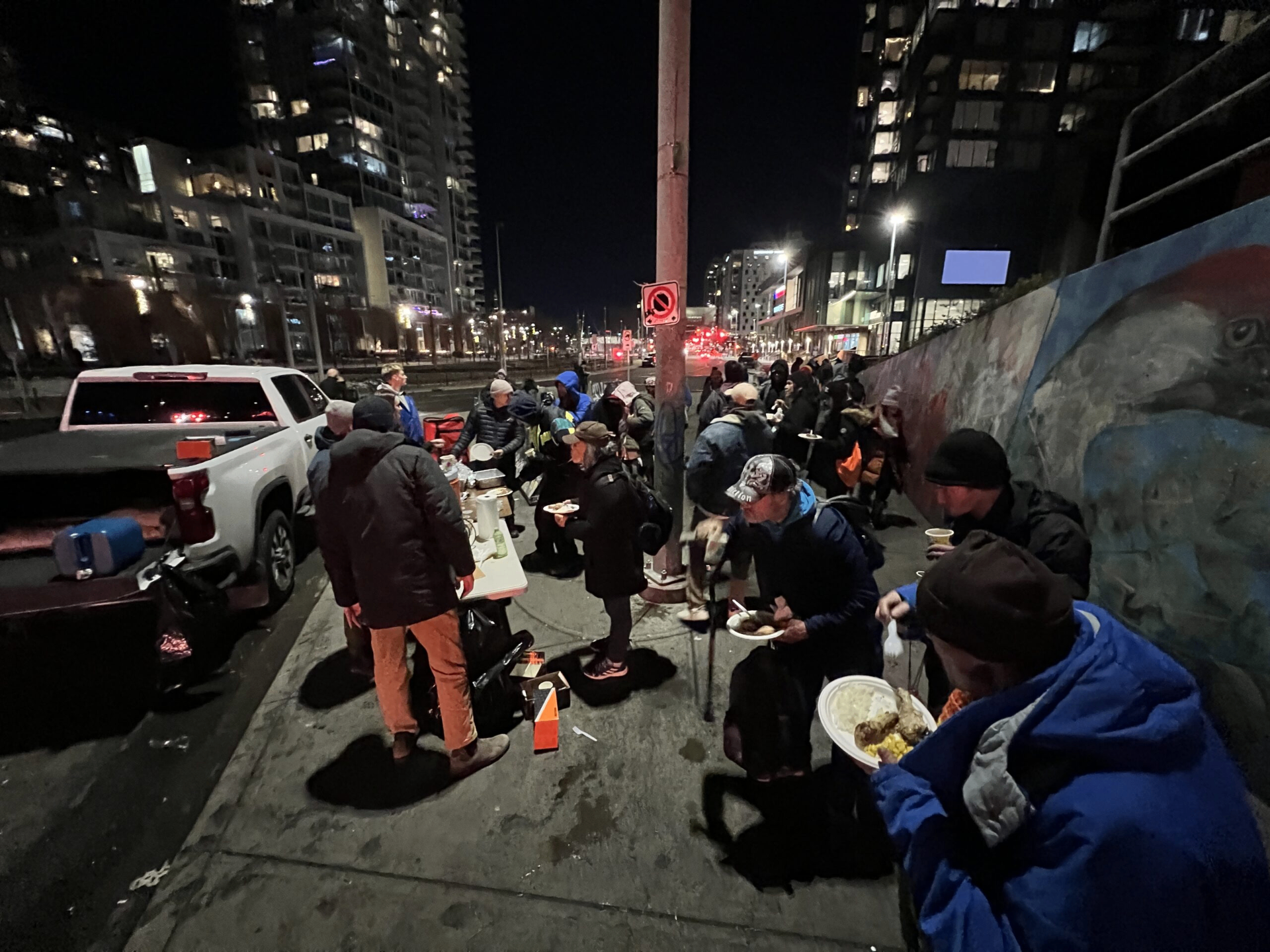 Night outreach on Calgary streets